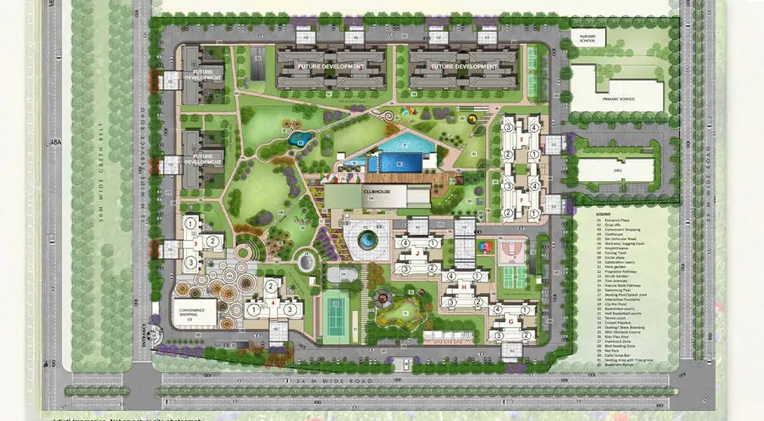 Ireo Corridors Master Plan Sector 59A Golf Course Extension Road Gurgaon
