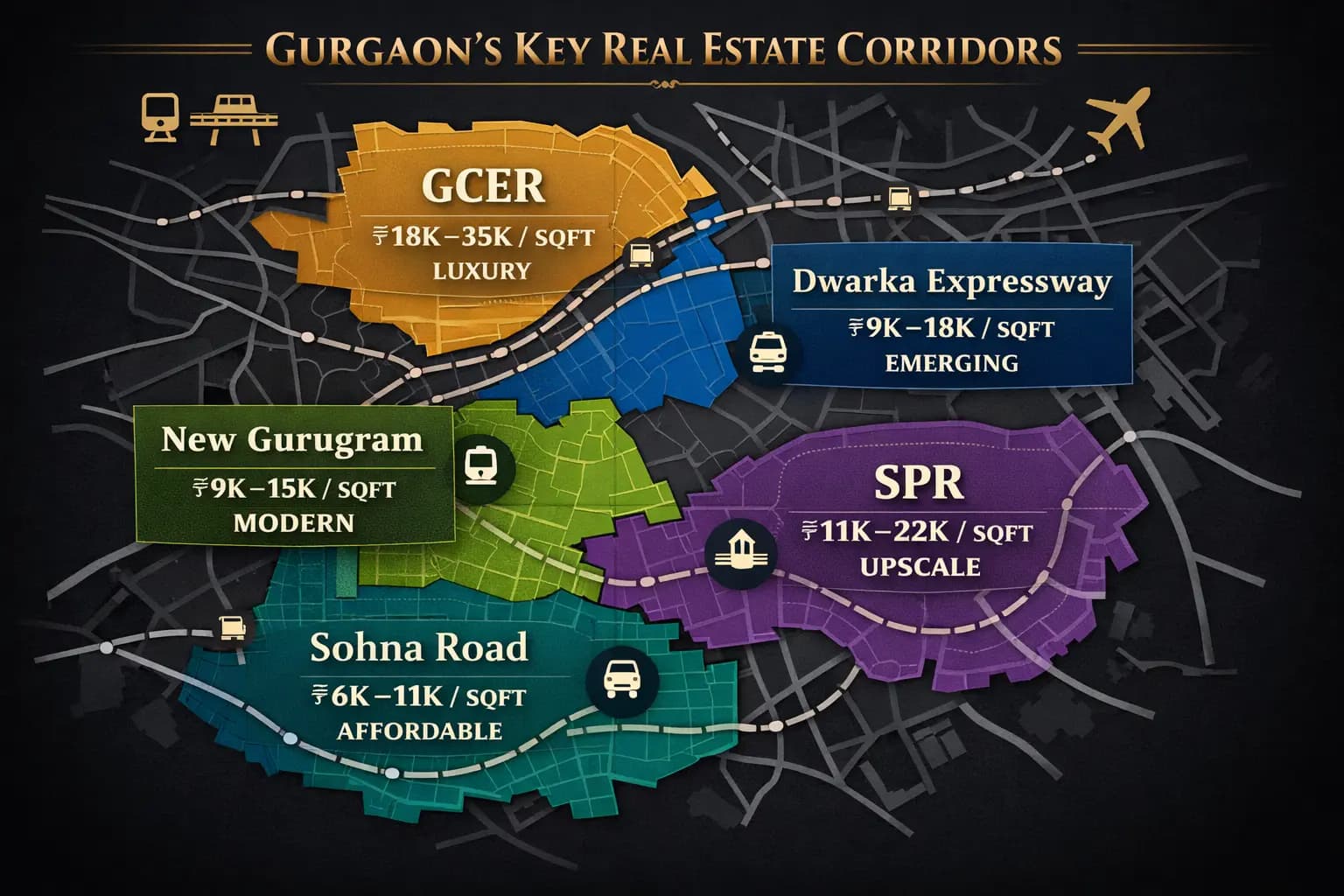 Gurgaon Micro-Market Map: Where to Invest?