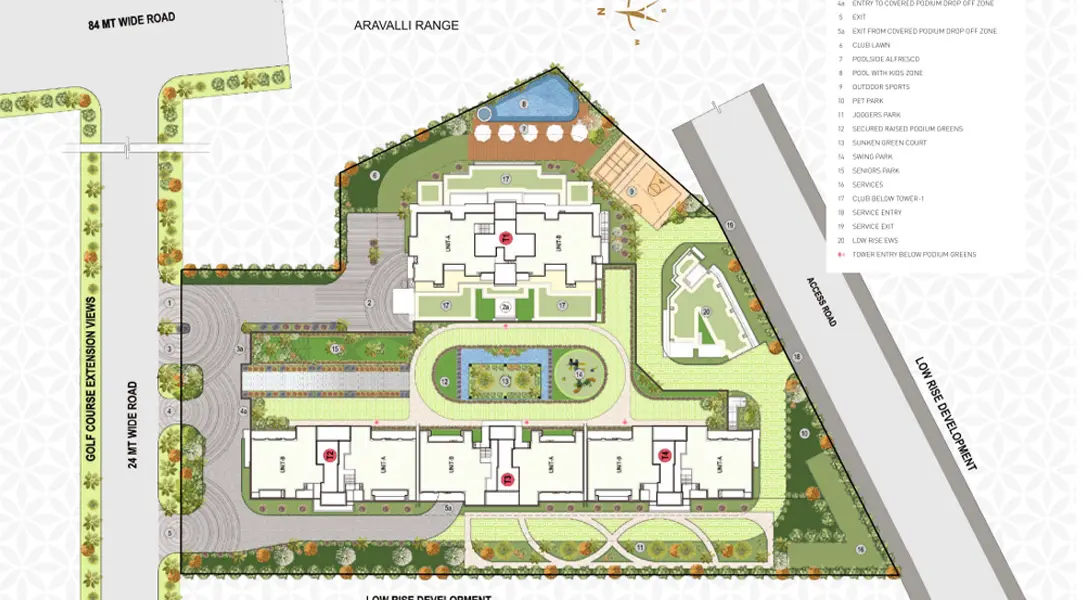 Ireo Corridors Master Plan Sector 59A Golf Course Extension Road Gurgaon