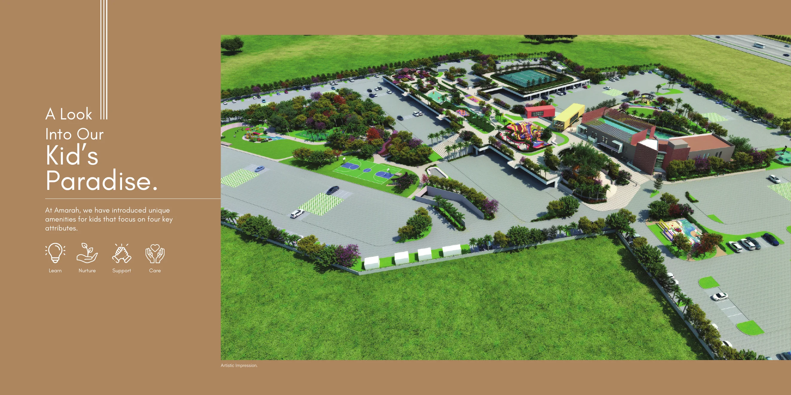Ashiana Amarah 22-Acre Community Layout — Aerial View Sector 93 Gurgaon