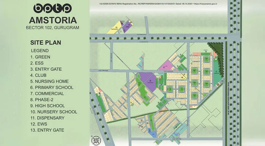 BPTP Amstoria Verti Greens Master Plan
