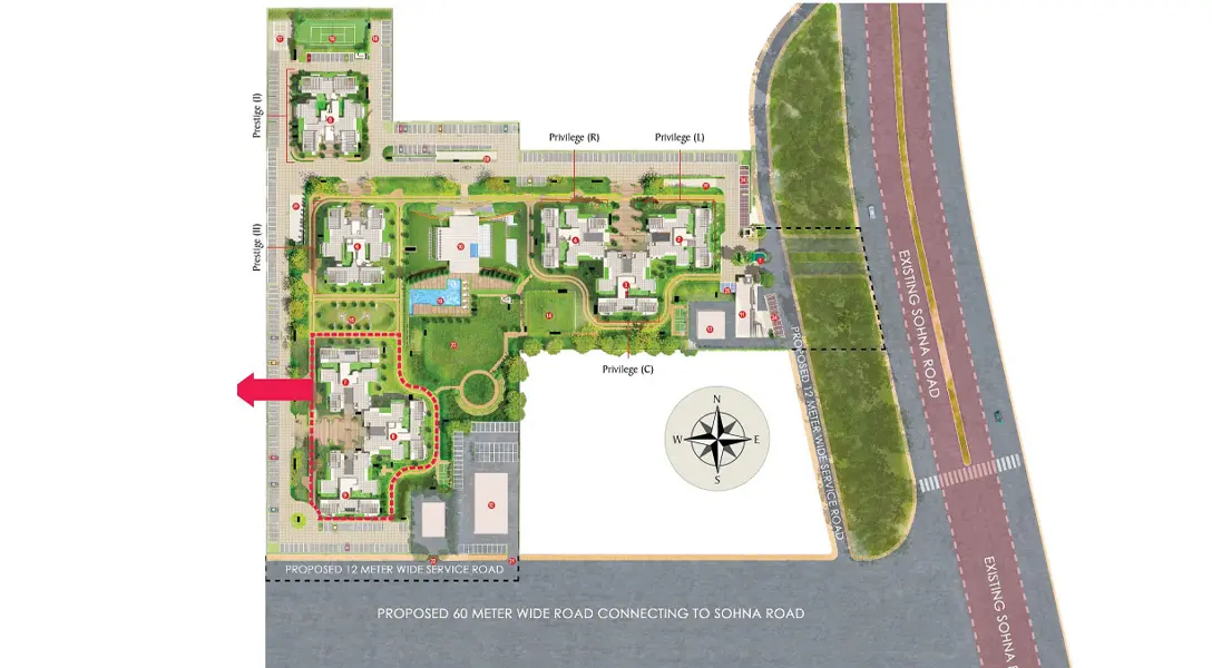 Ireo Corridors Master Plan Sector 59A Golf Course Extension Road Gurgaon