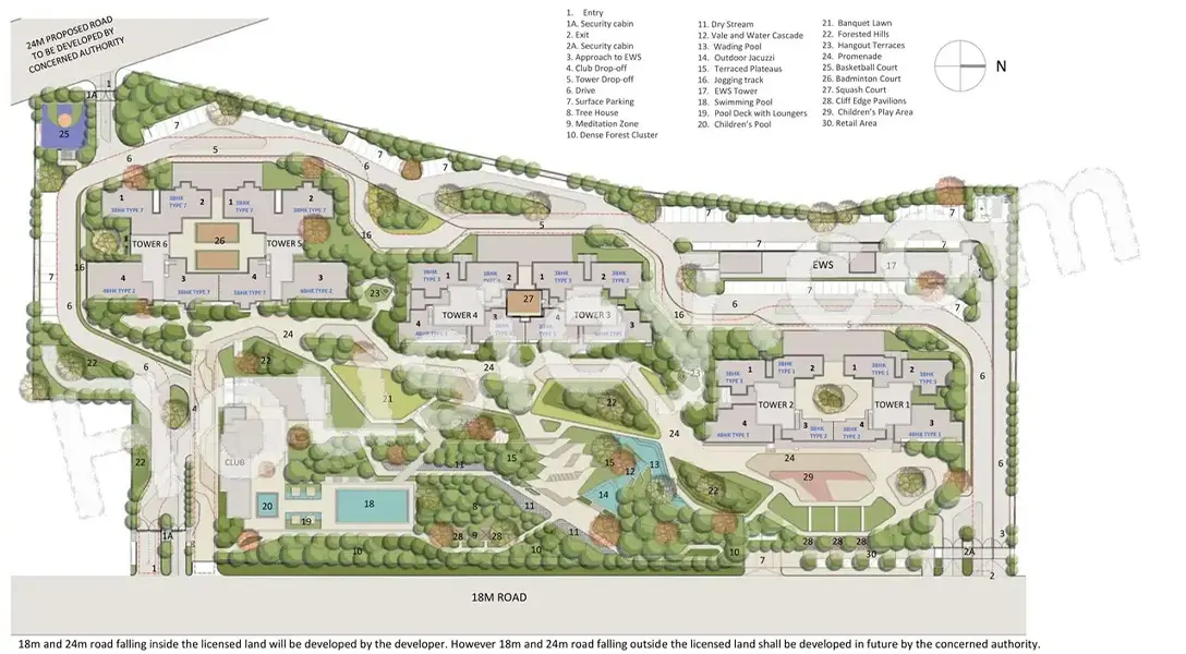 Ireo Corridors Master Plan Sector 59A Golf Course Extension Road Gurgaon