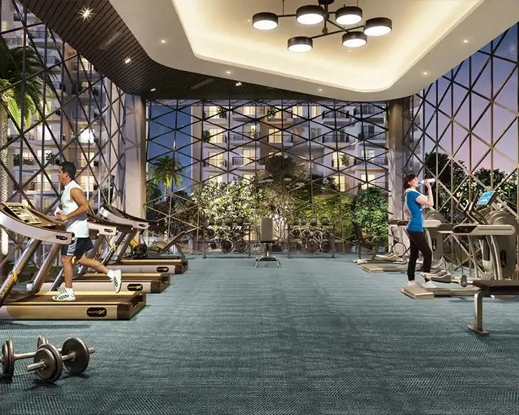 Aravalli backdrop at Godrej Serenity