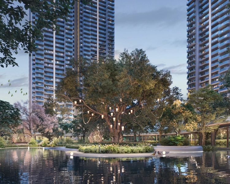 M3M Gurgaon International City aerial view