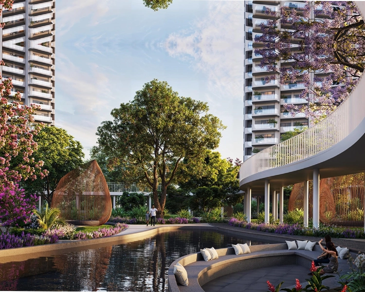 M3M Gurgaon International City aerial view