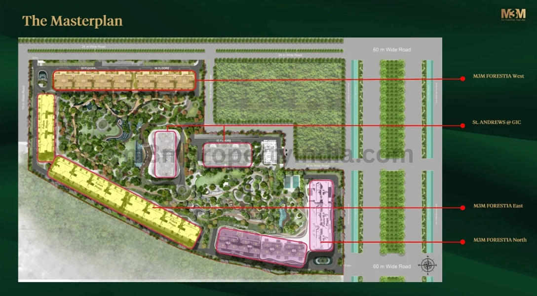 Ireo Corridors Master Plan Sector 59A Golf Course Extension Road Gurgaon