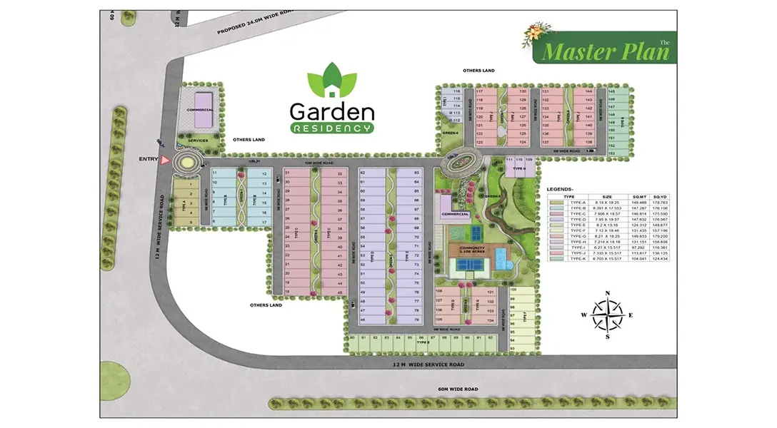 Meffier Garden Residency Master Plan