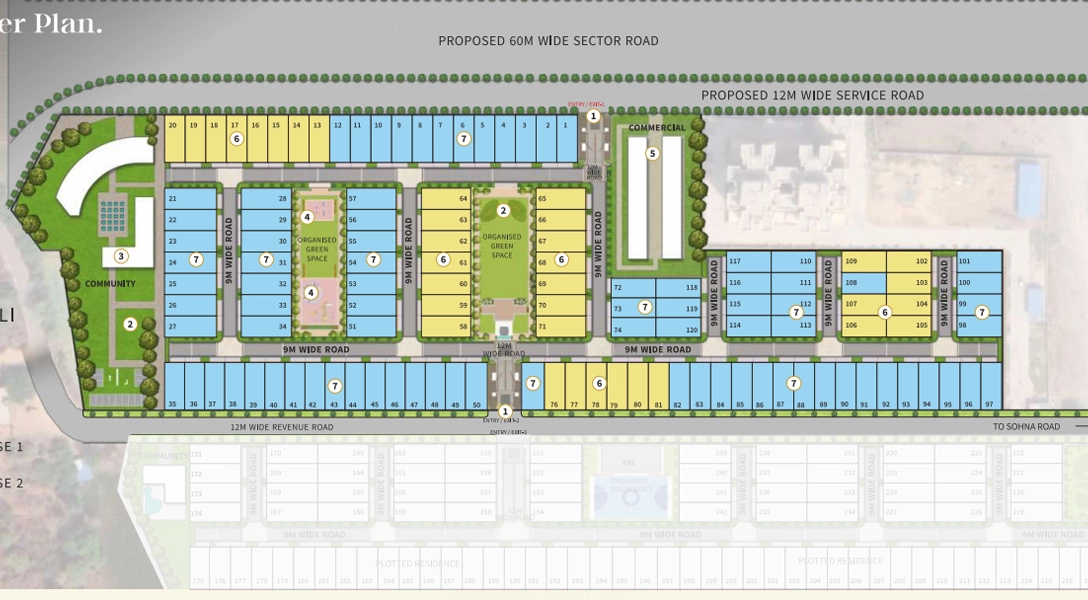 Ireo Corridors Master Plan Sector 59A Golf Course Extension Road Gurgaon