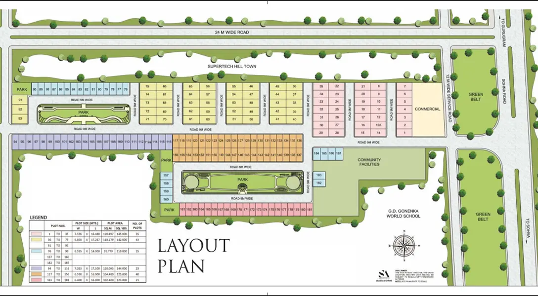 Ireo Corridors Master Plan Sector 59A Golf Course Extension Road Gurgaon