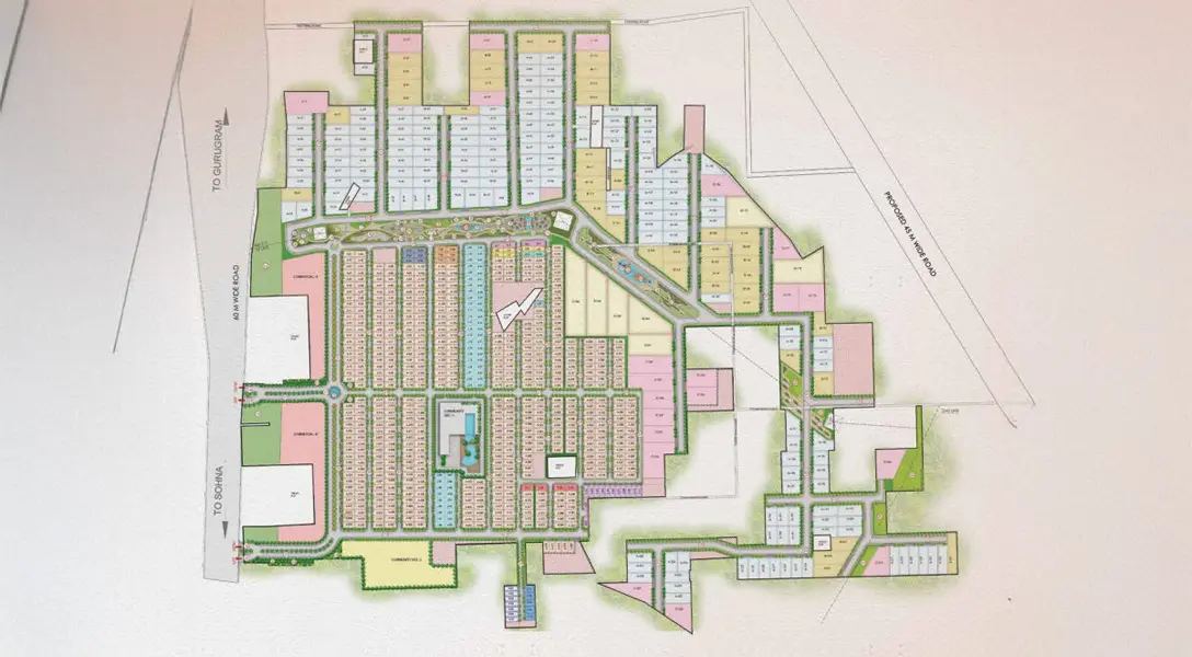 Ireo Corridors Master Plan Sector 59A Golf Course Extension Road Gurgaon