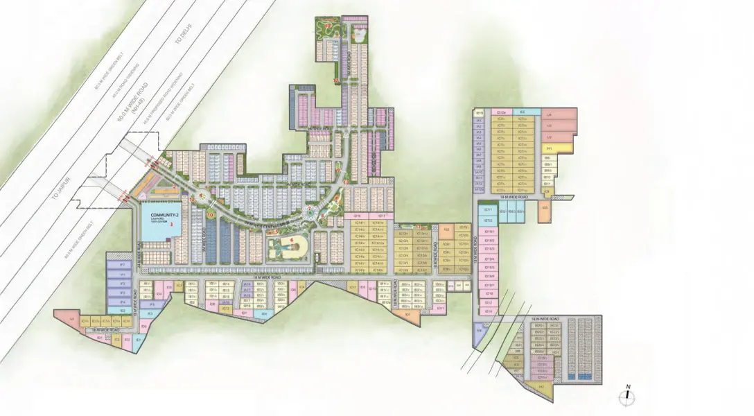 Ireo Corridors Master Plan Sector 59A Golf Course Extension Road Gurgaon