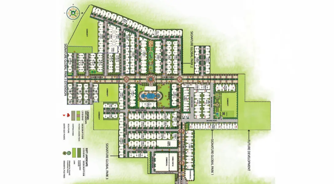 Ireo Corridors Master Plan Sector 59A Golf Course Extension Road Gurgaon