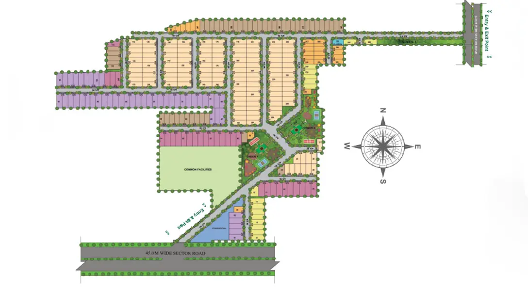 Spiti Palm Estate Master Plan