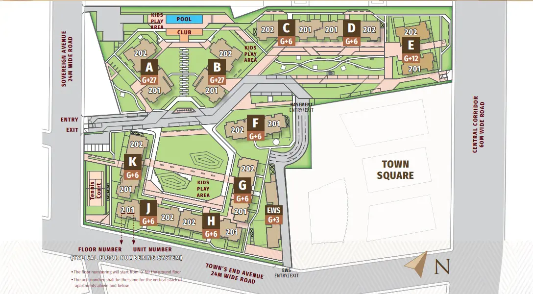 Ireo Corridors Master Plan Sector 59A Golf Course Extension Road Gurgaon